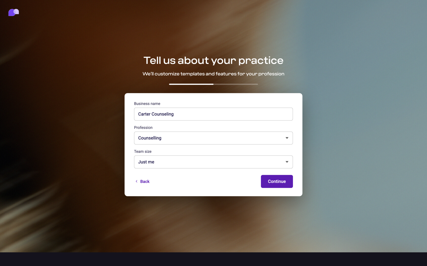 Practice details step
